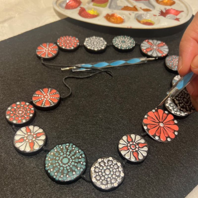 Mandala Magic: Paint Your Own Necklace Workshop